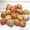 Agate Tumbled Stone, 3.53oz Lot Loose Undrilled Tumbled, Natural Smooth Stone, 25x16mm (Approx), 10-15 pieces, GemMartUSA (15002)